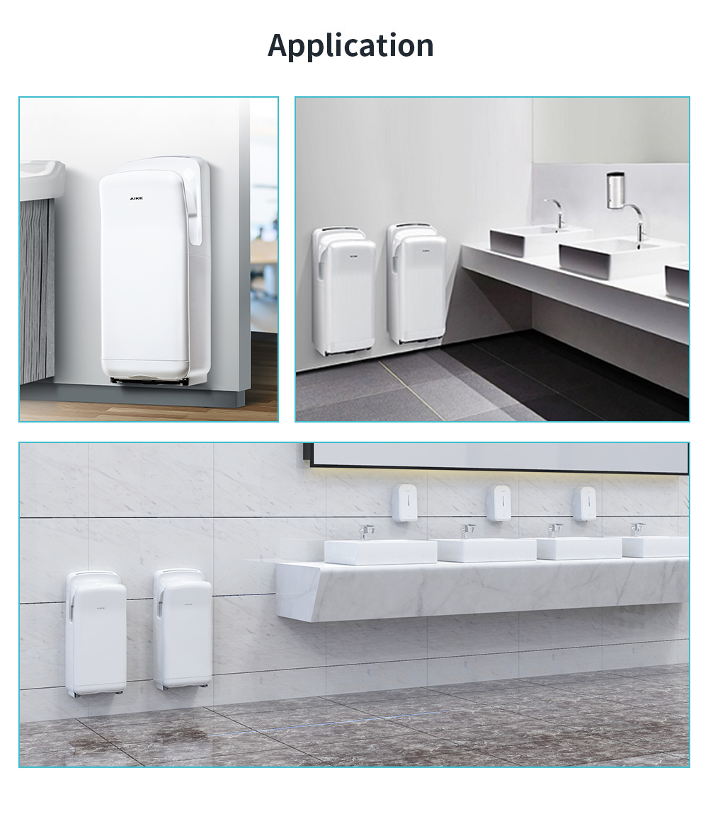 Dual Jet Hand Dryer AK2006H Buy ABS High Speed Commercial Electric Hand Dryers Product on AIKE